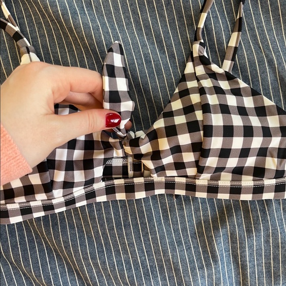 Express gingham bikini top - Picture 3 of 4
